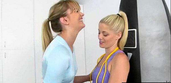  Action On Tape Between Lesbians Teen Hot Girls (Charlotte Stokely & Kenna James) vid-09